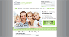 Desktop Screenshot of dentalbenefitprogram.com